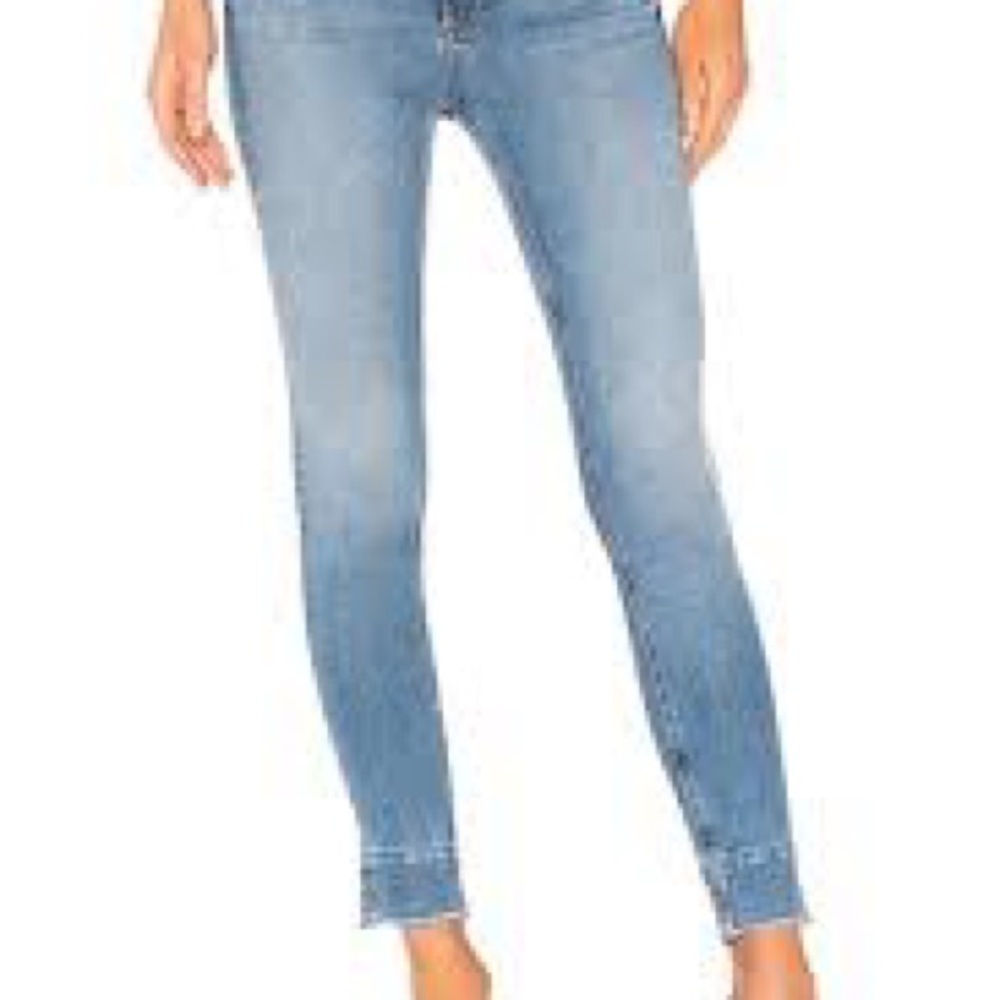 Rag & Bone | High Rise Ankle Skinny Jeans | Levee Medium Wash | 24